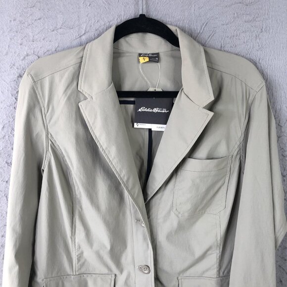 Eddie Bauer Blazer Womens 16 Stone WR Voyager Travex Flexion Stretch Jacket - Picture 13 of 16